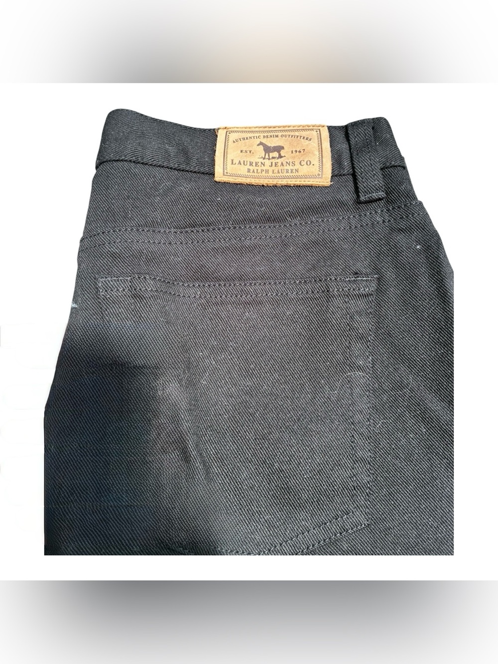 Polo by Ralph Lauren Black Straight-Leg Women's Jeans - Picture 8 of 10